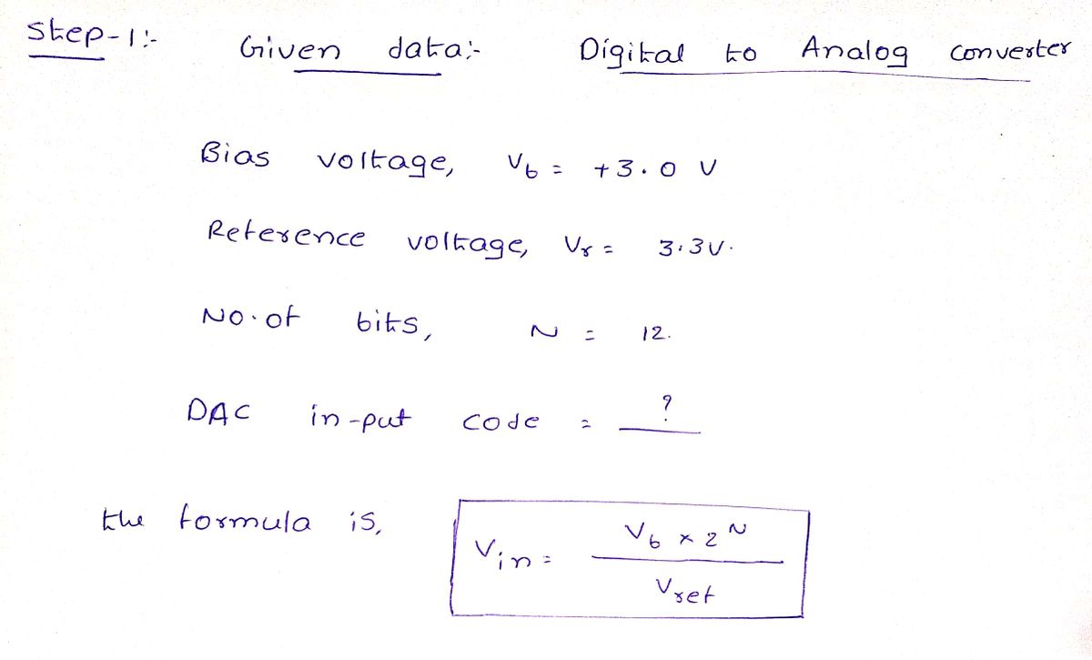 Electrical Engineering homework question answer, step 1, image 1